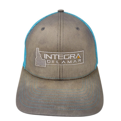 Integra De Lamar Snapback Trucker Hat Multicolor OSFA Adjustable Mesh Back