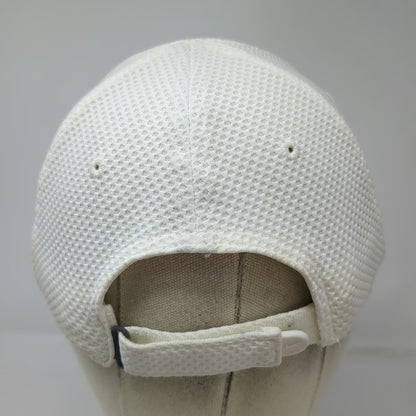 Nike Baseball Cap White One Size Dri-FIT Heritage86 Mesh Slideback Hat Swoosh