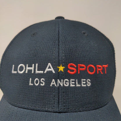 Port Authority Men's Snapback Hat Black OSFA Embroidered Andretti Logo Polyester