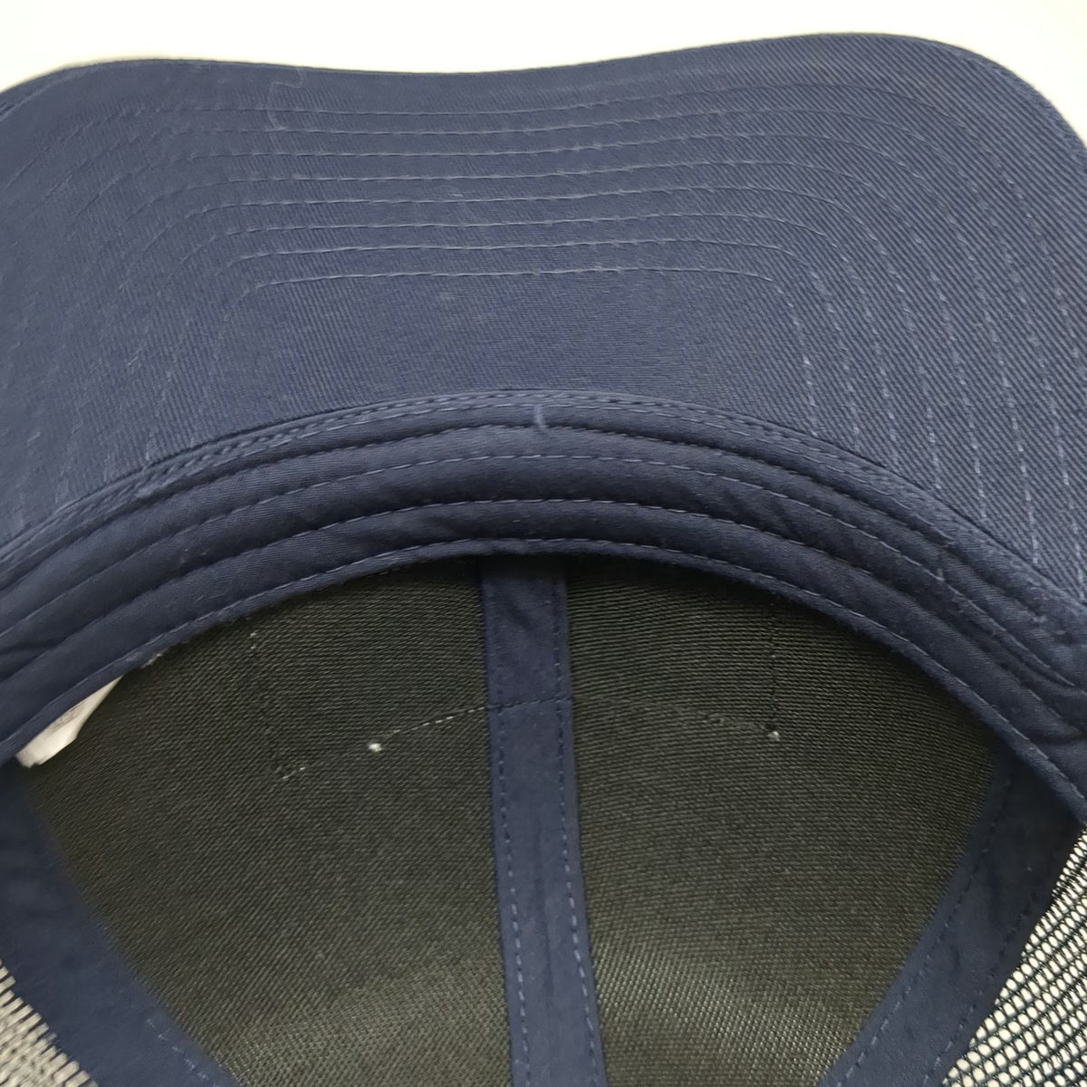 Cap America Trucker Hat Blue One Size Kount Equifax Patch Snapback Mesh Back