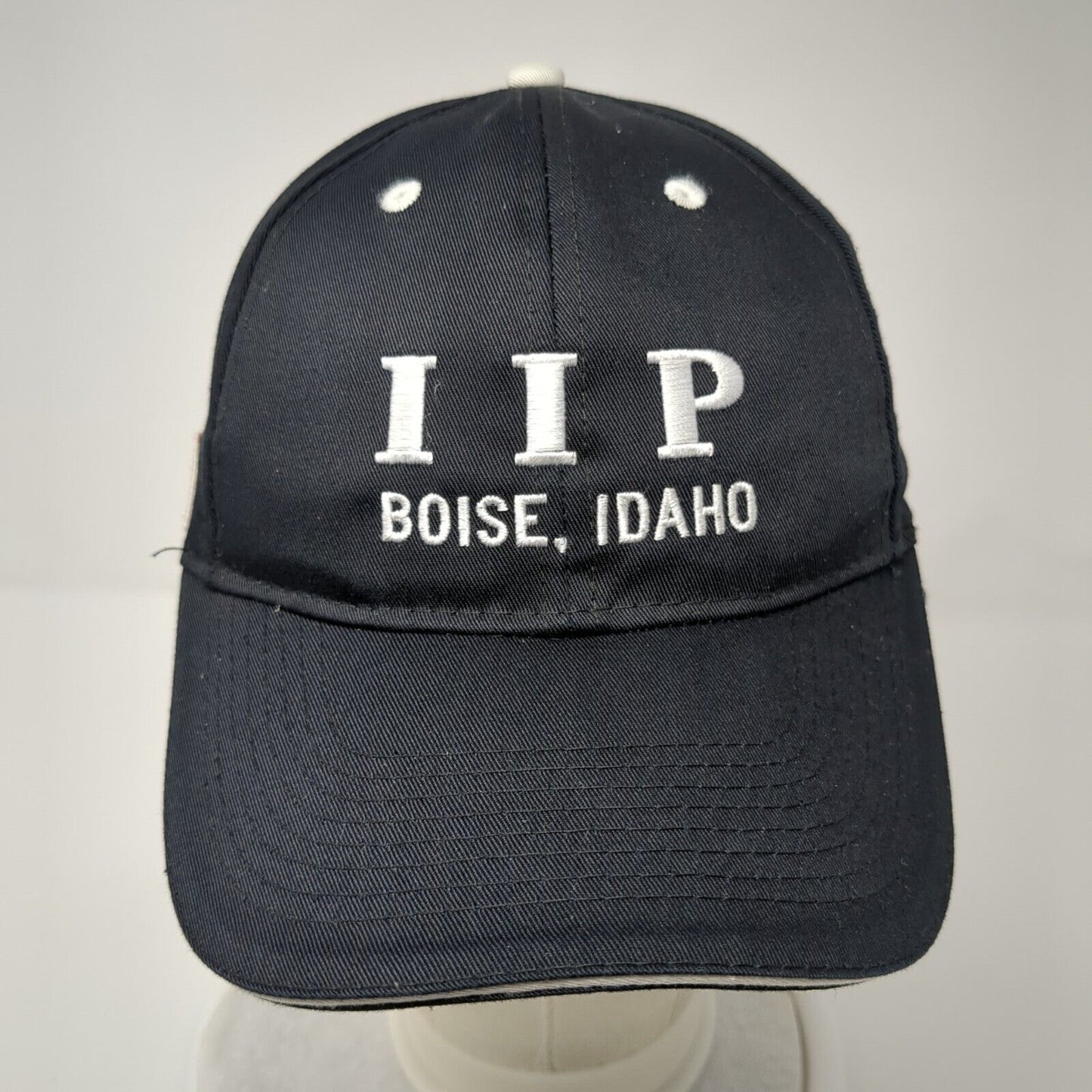 IIP Boise Idaho Strapback Hat Black OSFM Embroidered 6 Panel Otto