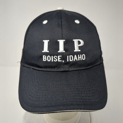 IIP Boise Idaho Strapback Hat Black OSFM Embroidered 6 Panel Otto