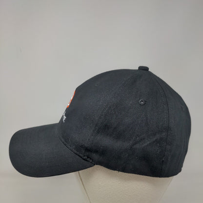 Santa Fe Fitted Hat Black S/M Embroidered Indoor Air Quality Solutions