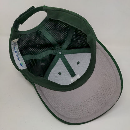 Augusta Sportswear Men's Strapback Hat Green Mesh Size Adult Embroidered B Logo