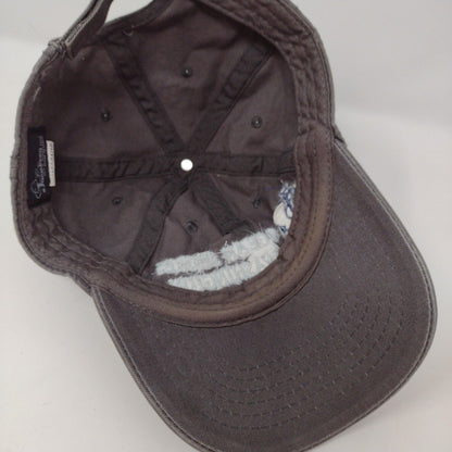 Ocean Shores Washington Strapback Hat Gray OSFA Embroidered Jacobson
