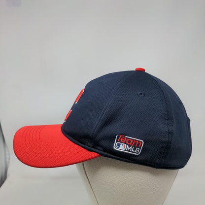 Cleveland Guardians Strapback Hat Red Blue OSFM Embroidered Logo MLB