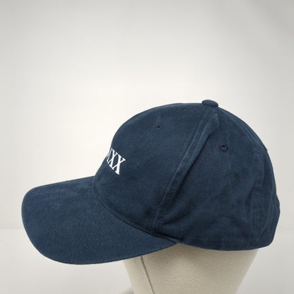 MMXX Strapback Baseball Cap Blue OS Adjustable Embroidered Classics Yupoong