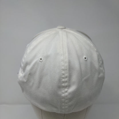 Air Maui Fitted Hat White L/XL Embroidered 6 Panel Flexfit Yupoong