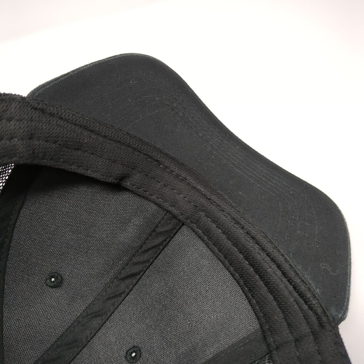 Unlimited Construction LLC Snapback Trucker Hat Black OS Adjustable Mesh Back