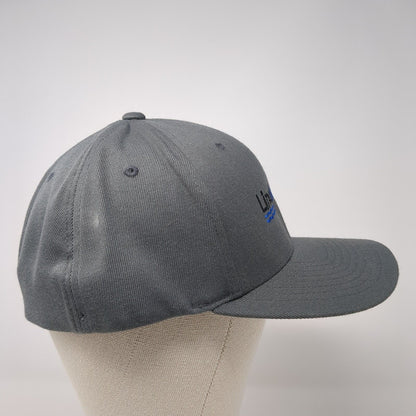 Lind Marine Fitted Hat Gray L/XL Embroidered 6 Panel Pro 585 Richardson