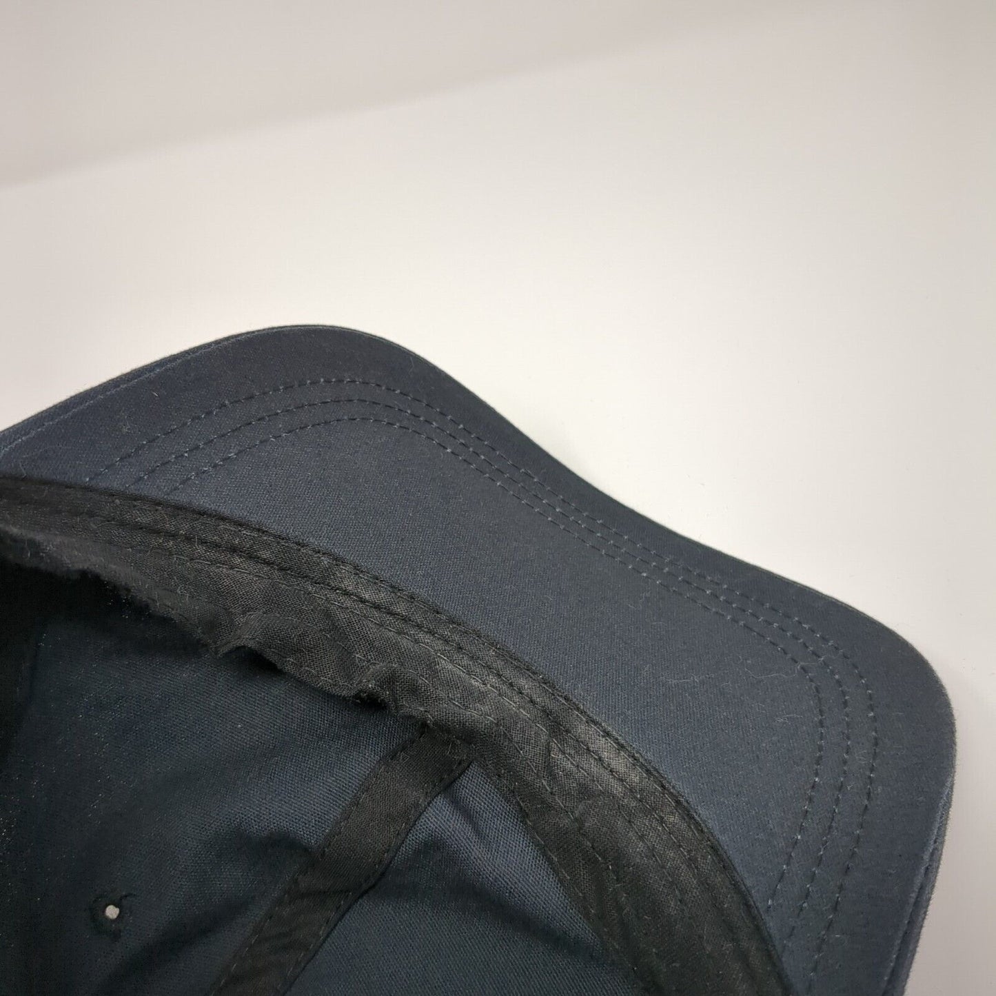 Universal Thread Slideback Hat Black One Size Adjustable Solid 6 Panel