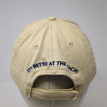 Chinook Winds Casino Resort Strapback Hat Tan One Size Adjustable