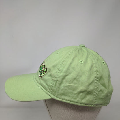 Curves Slideback Hat Green One Size Adjustable Embroidered 6 Panel Cotton