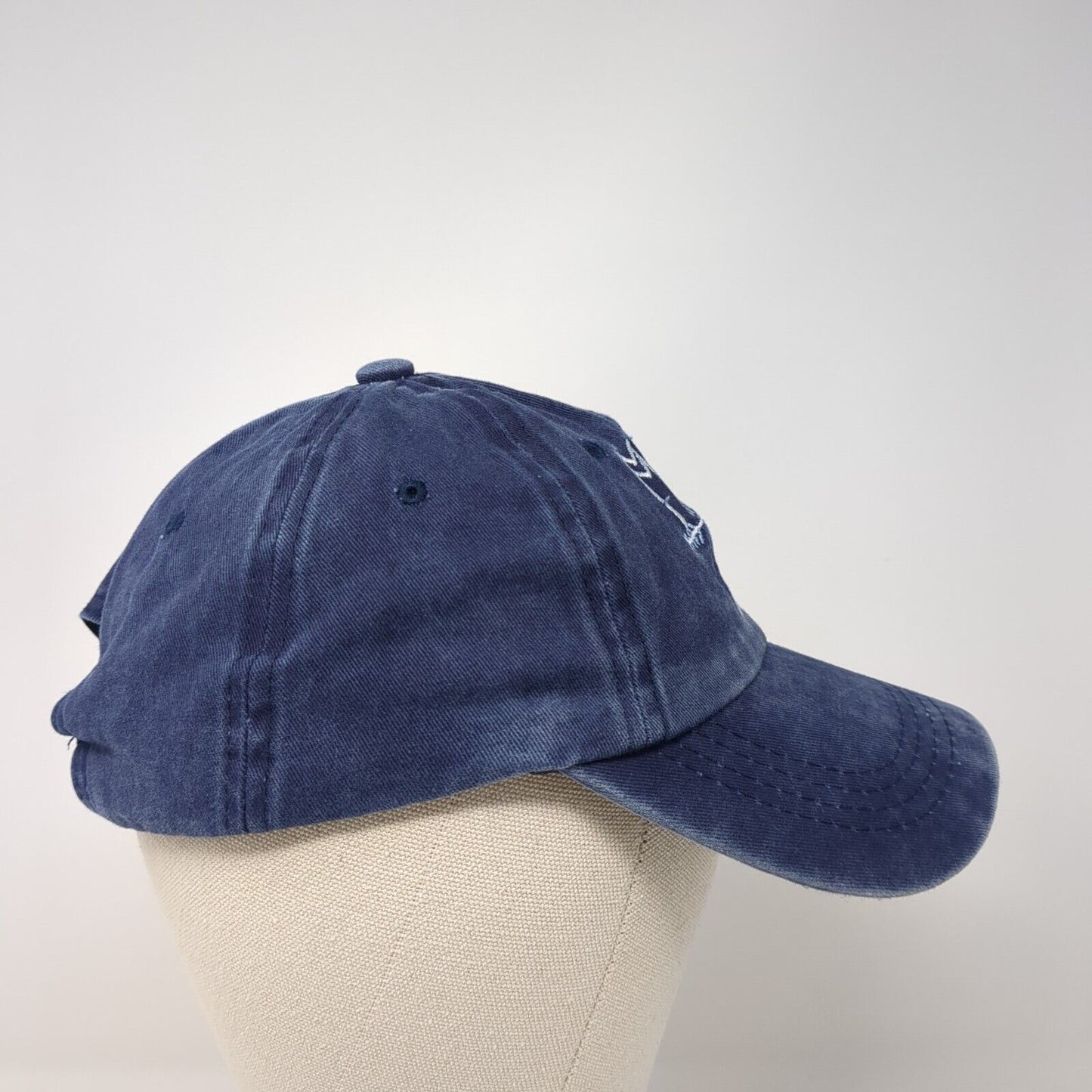 Mama Bear Slideback Hat Blue One Size Embroidered 6 Panel Outdoor