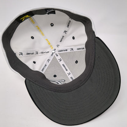Letter F Established 2007 Fitted Hat White L-XL Richardson Dryve 6 Panel