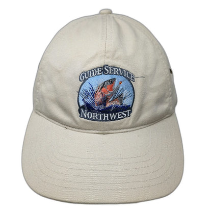 ITC Baseball Cap Beige One Size Guide Service Northwest Fishing Slideback Hat
