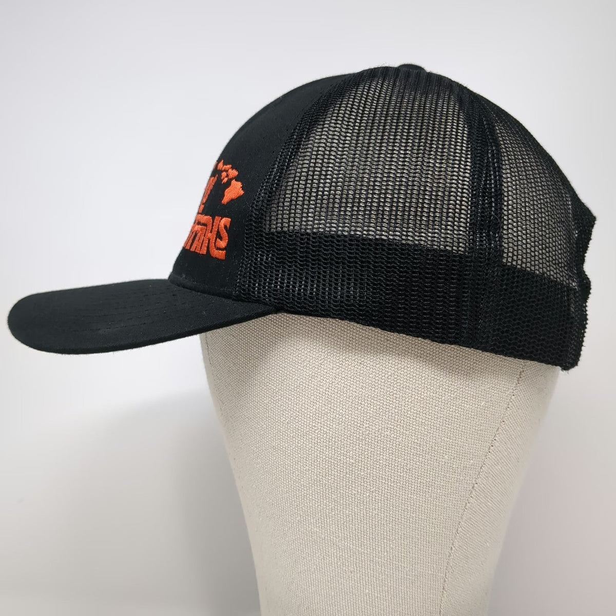 Kamel Trucker Hat Black One Size Mo' Bettahs Hawaii Mesh Snapback Restaurant hat