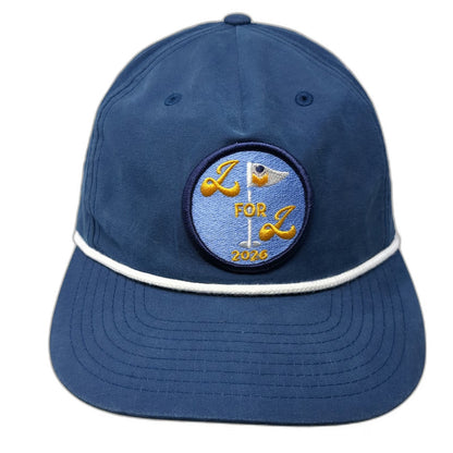 Richardson 5 Panel Blue OSFM Hat Rope First Interstate Bank Golf L for L 2020