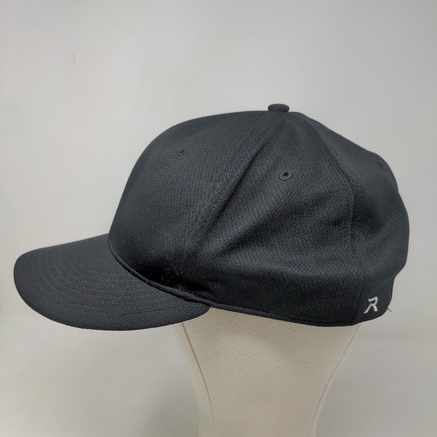 Richardson Men's Fitted Hat Black Size 7 7/8 PTS45 Blank Dryve