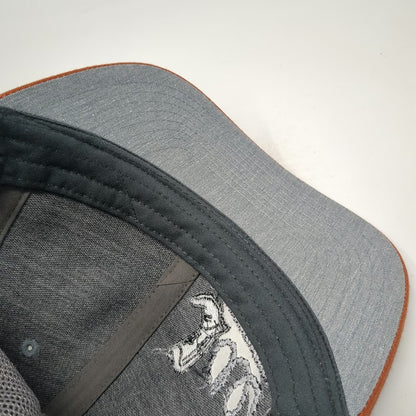 Richardson Trucker Hat Gray Orange One Size Joe Foundation Mesh Snapback 112