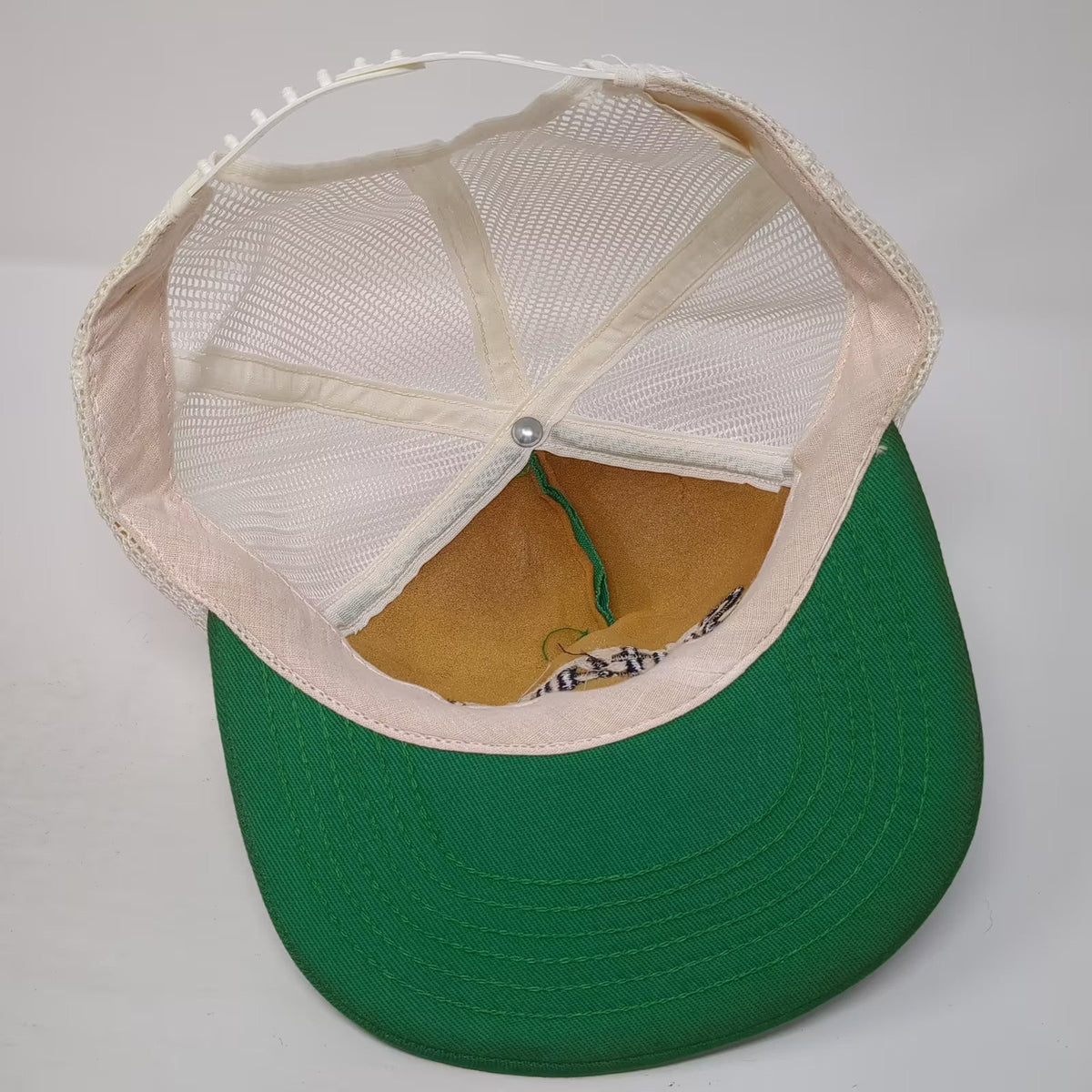 Stylemaster Sutan+ Green White Snapback Mesh Foam Front Trucker Hat OSFM USA
