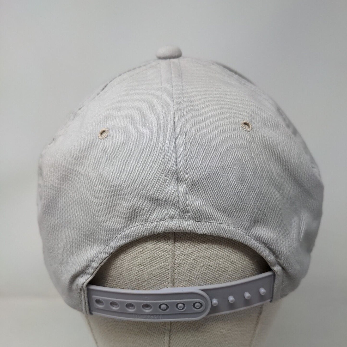 Siemens Stromberg-Carlson Snapback Rope Hat Gray OSFA Solid Adjustable