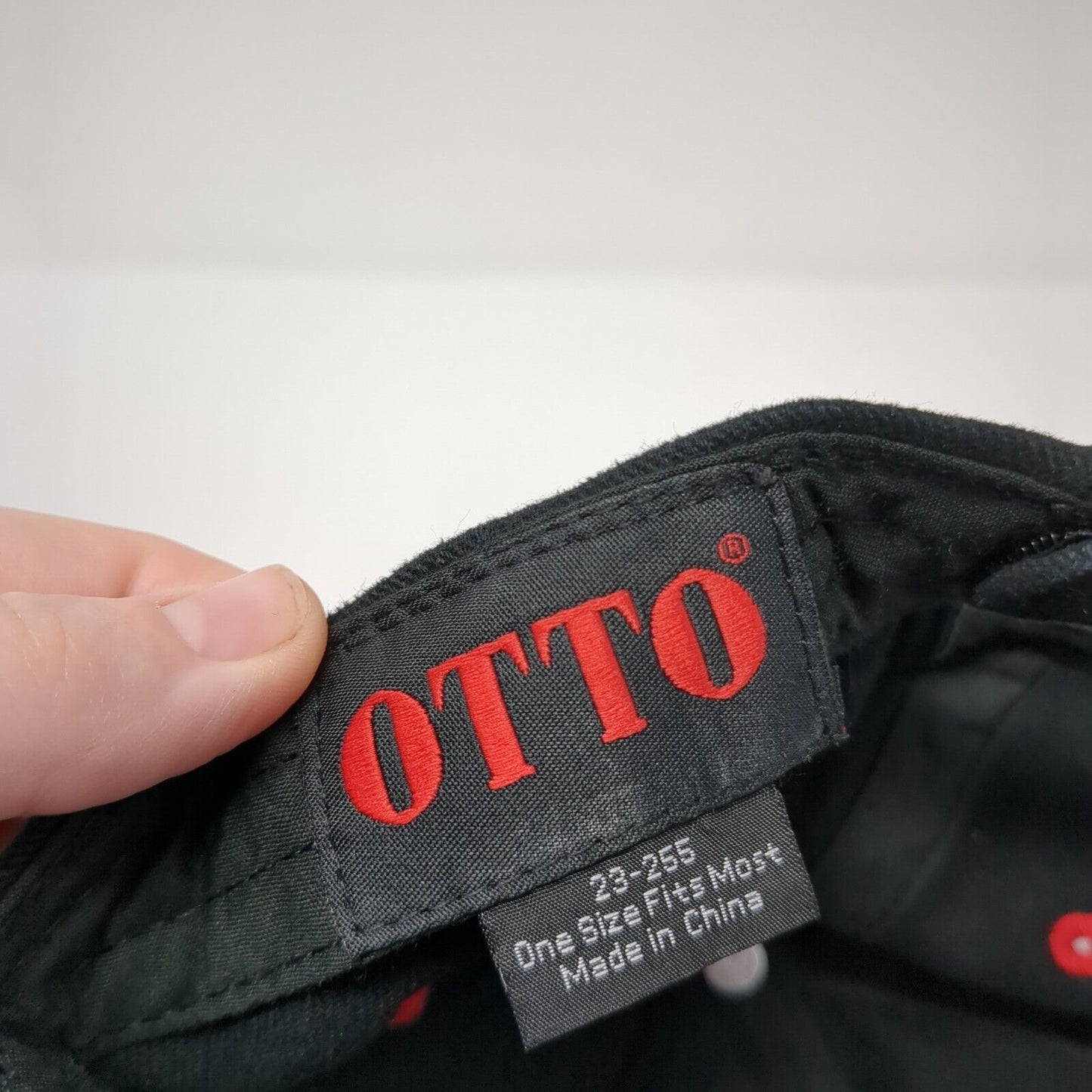Central Bank of The Midwest Strapback Hat Black OS Adjustable Embroidered Otto