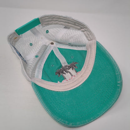 Florida Snapback Trucker Hat Blue OS Adjustable Embroidered Mesh Back Kaufman