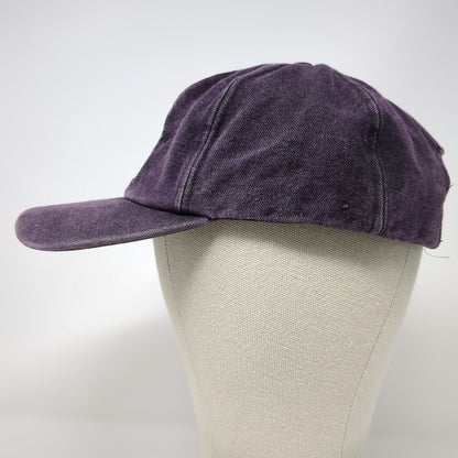 Purple Aspen Horse Rider Embroidery Cotton Strapback One Size Baseball Cap Hat