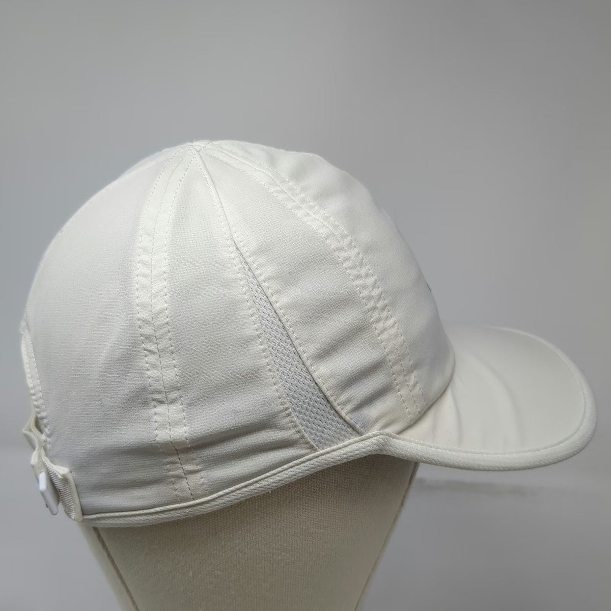 Adidas Baseball Cap White One Size Strapback Aeroready Athletic Adjustable Hat