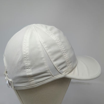 Adidas Baseball Cap White One Size Strapback Aeroready Athletic Adjustable Hat