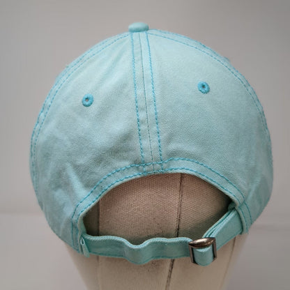 American Eagle Baseball Cap Blue One Size Distressed Cotton Slideback Plain Hat