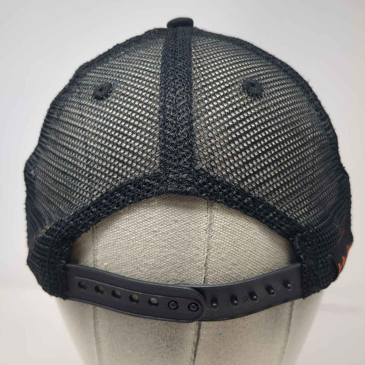 Huk Trucker Hat Black One Size Performance Fishing Mesh Snapback Camo Patch