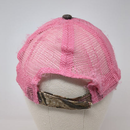 Duck Commander Strapback Mesh Back Trucker Hat Camo One Size Adjustable