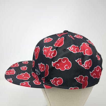 Bioworld Naruto Shippuden Akatsuki Red Cloud All Over Print Snapback Hat OSFM