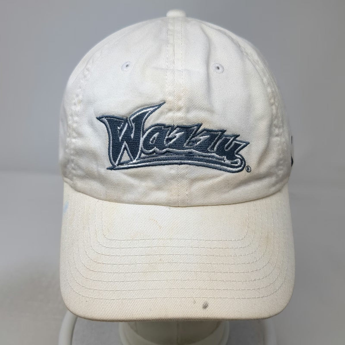 Washington State Cougars NCAA Nike White One Size Wazzu Logo Slideback Hat