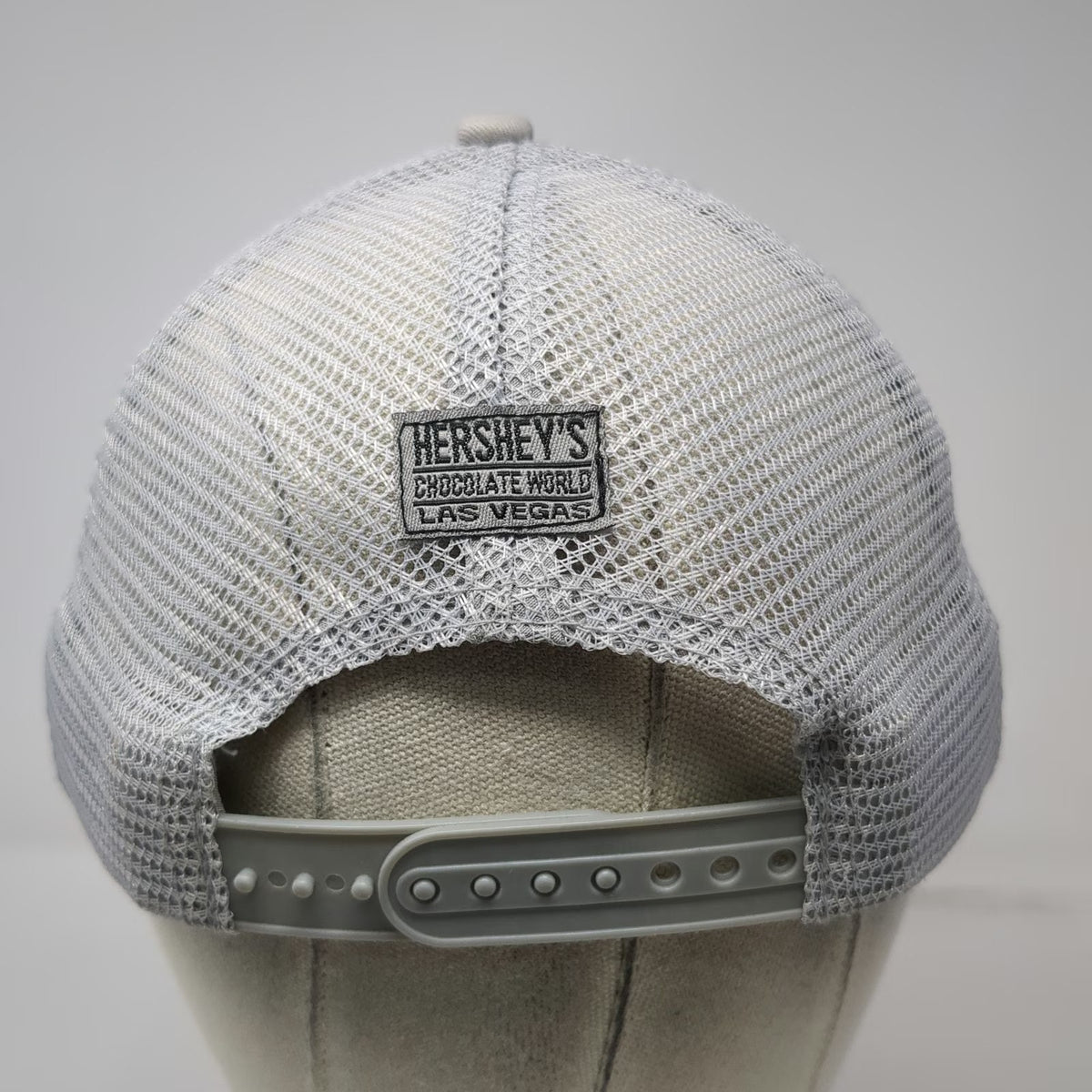 Hershey's Chocolate World Las Vegas Gray One Size Trucker Hat Snapback Mesh
