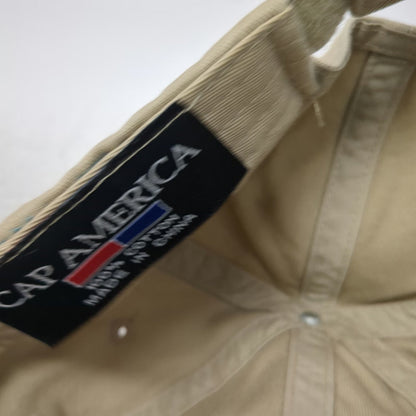 Cap America Sea Striker Bill Fisher Beige One Size Baseball Cap Hat Strapback