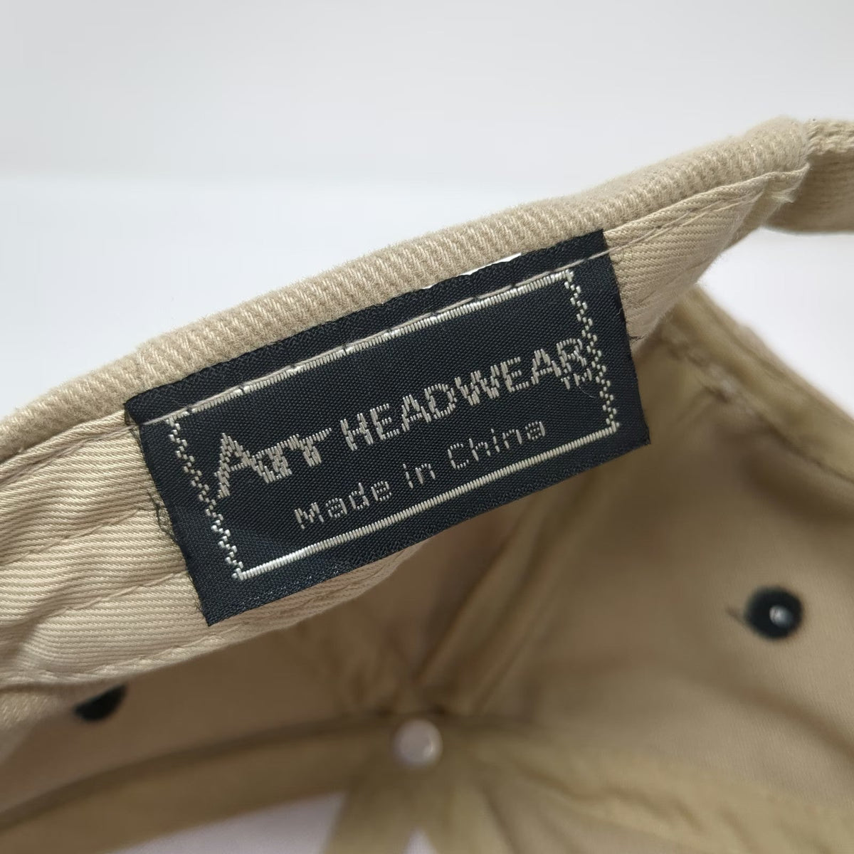 Art Headwear Baseball Cap Beige Red Blue Yellow OSFM Embroidered Hat Slideback