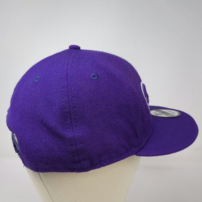 New Era Los Angeles Lakers NBA Snapback Purple One Size Hat Wool Structured Brim