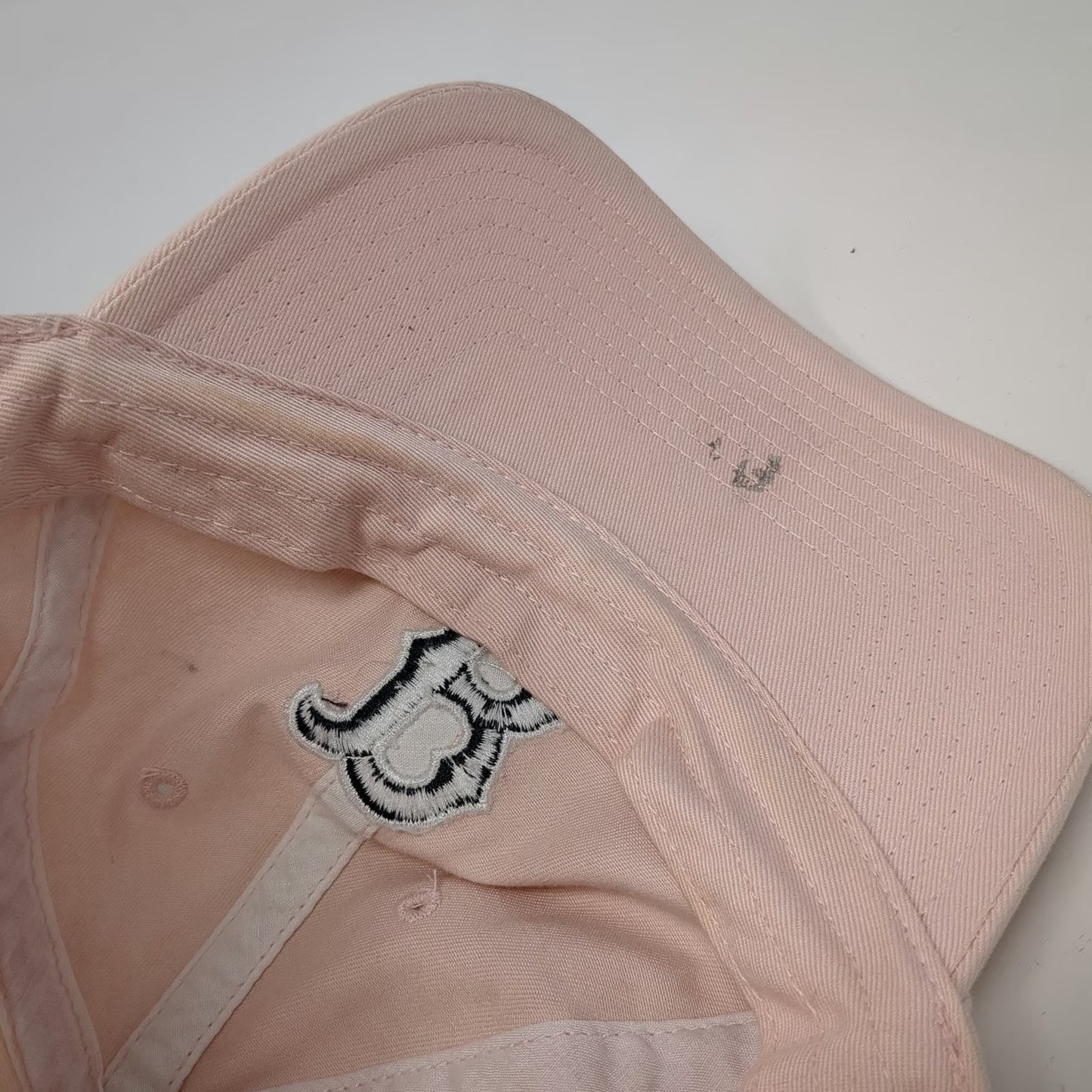 Boston Red Sox MLB Twins Enterprise Baseball Cap Pink One Size Slideback Logo