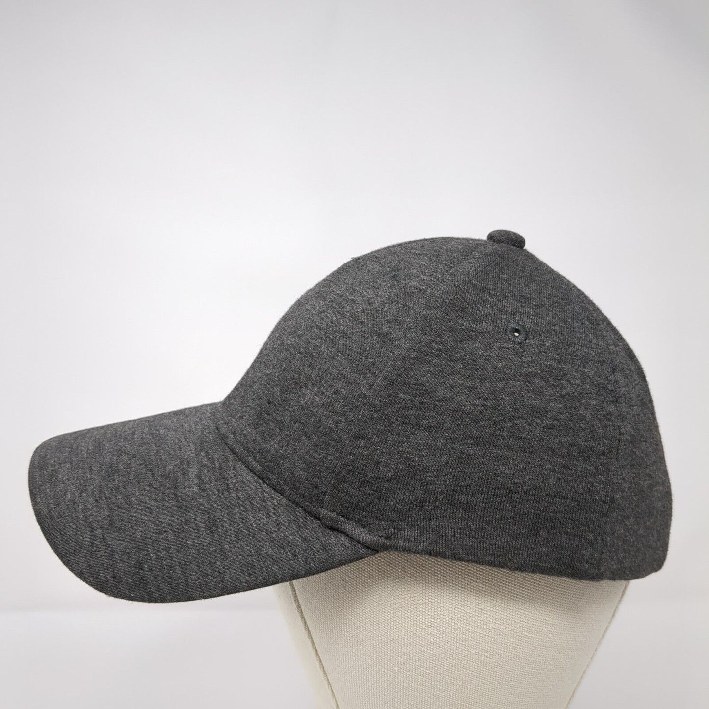 PUMA Strapback Hat Gray OSFA Solid Adjustable Embroidered Vent Holes