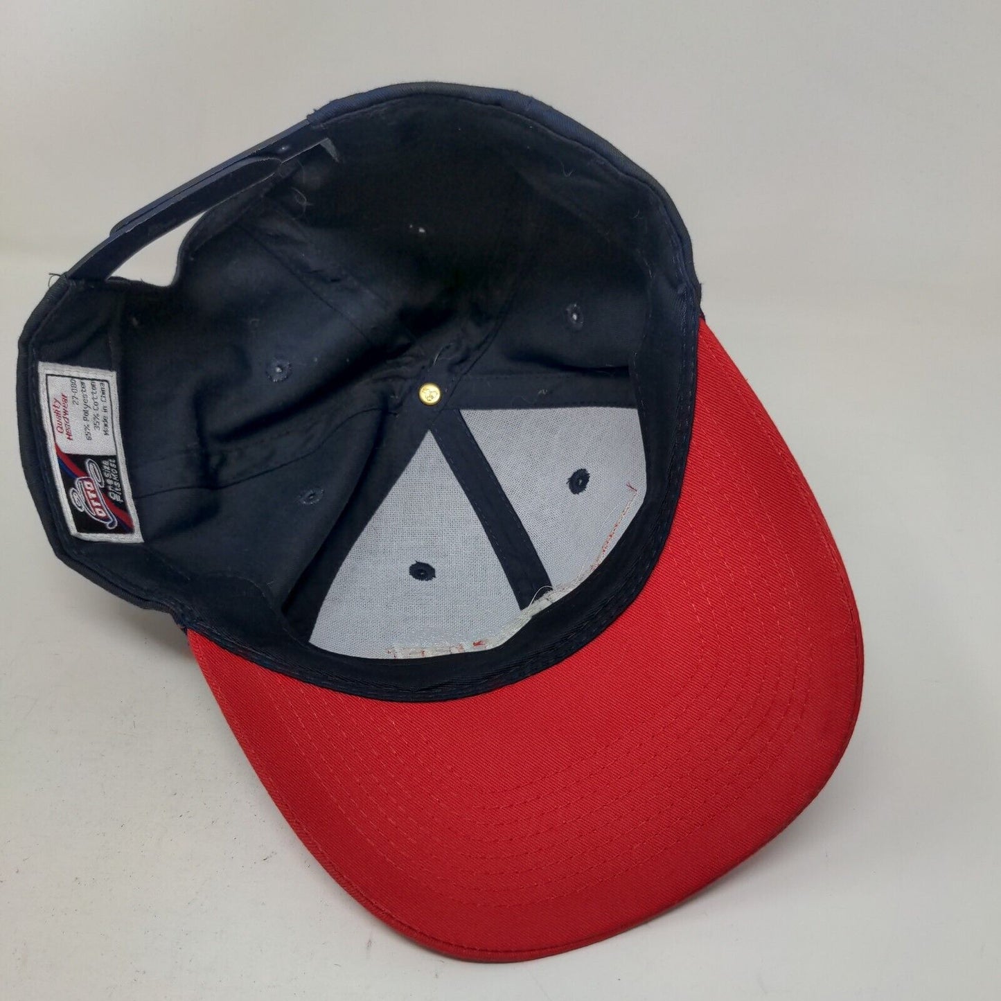 Otto Men's Snapback Hat Blue Red OSFM First Fleet Embroidered Logo