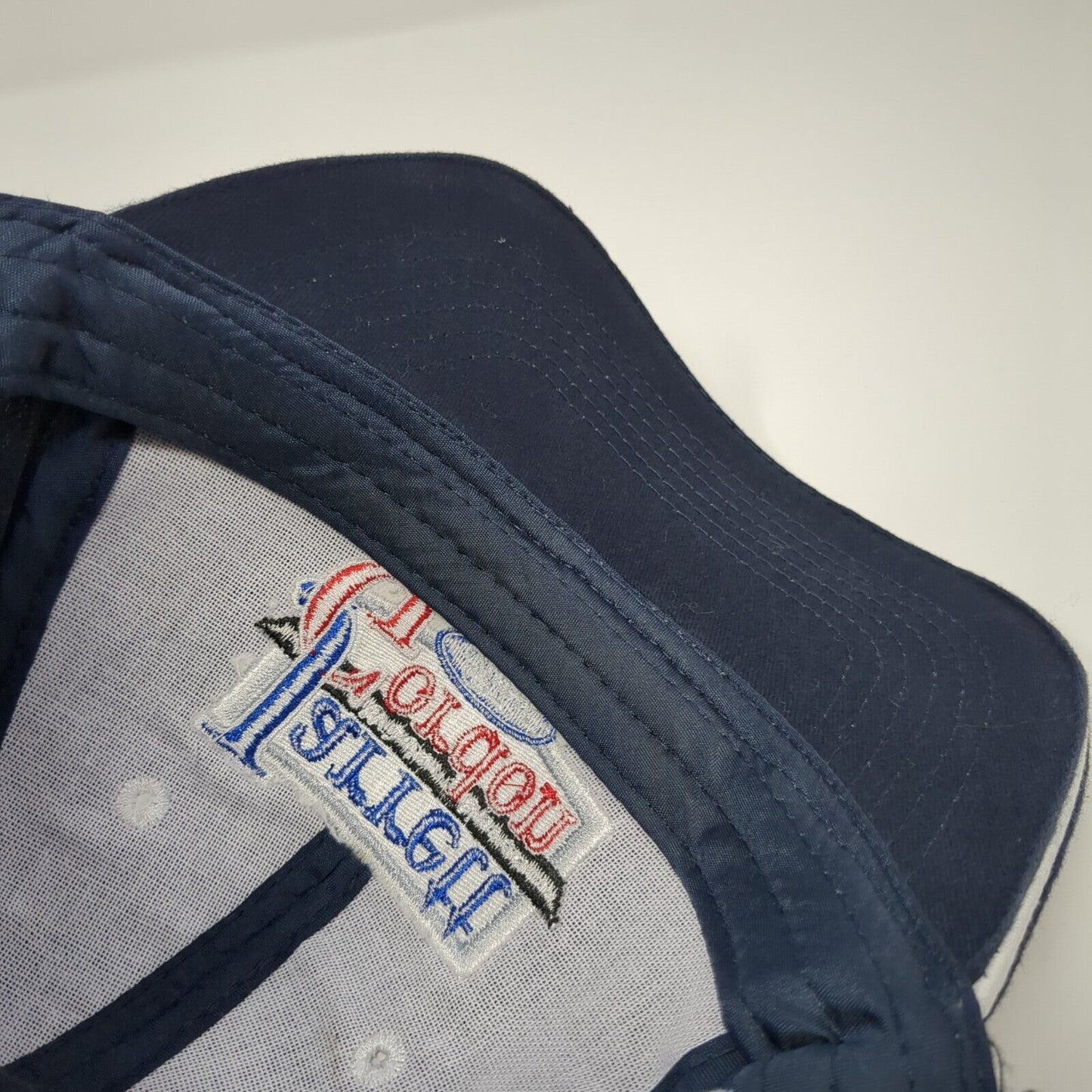 Jarrett Gordon Winter Haven Ford Lincoln Strapback Hat Blue OS Adjustable Cotton