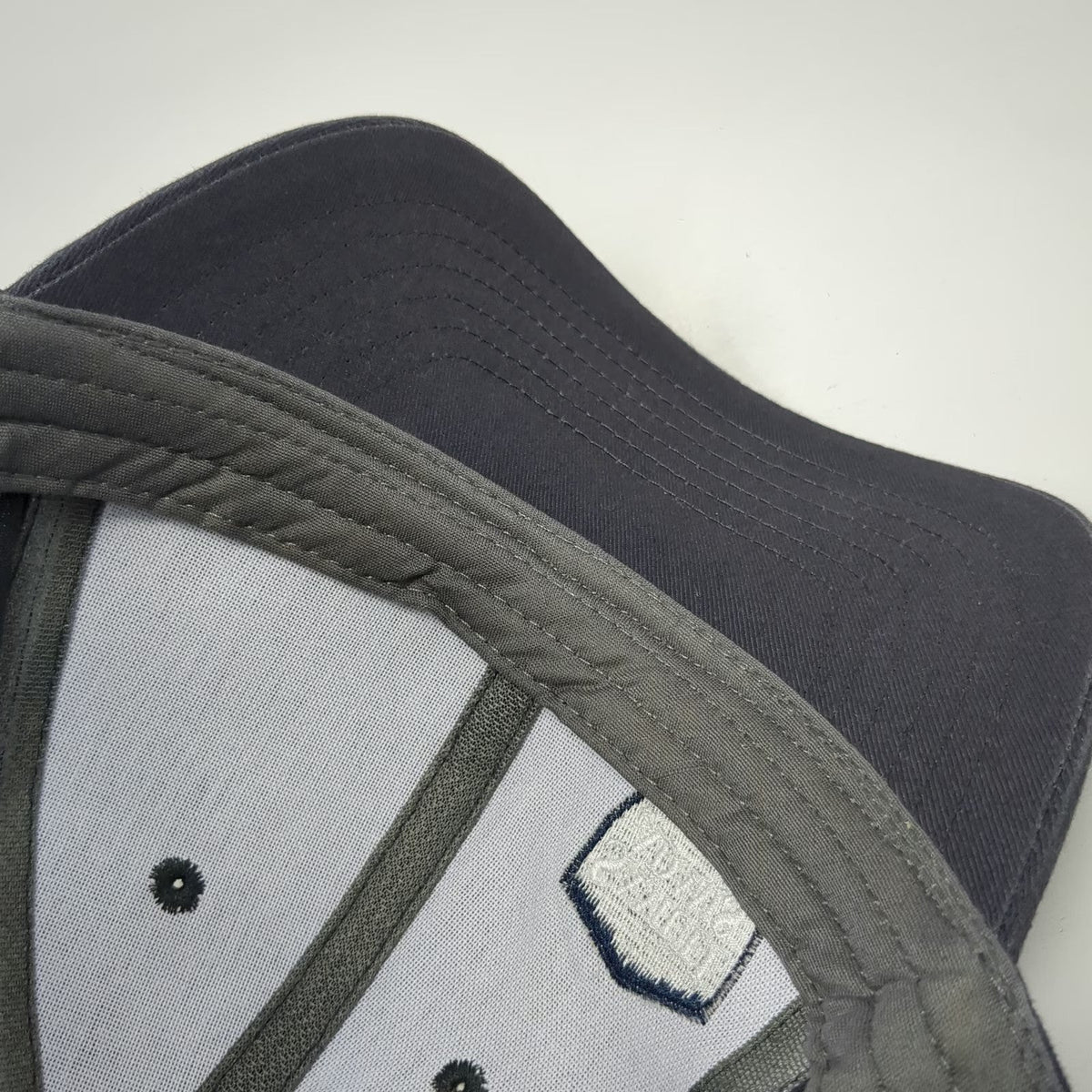 Snapback Gray One Size Hat Samuel Adams Beer Embroidered Cotton 6 Panel