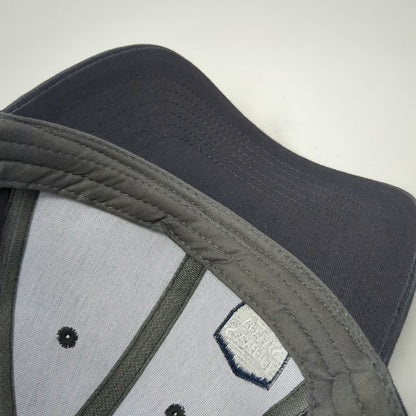 Snapback Gray One Size Hat Samuel Adams Beer Embroidered Cotton 6 Panel