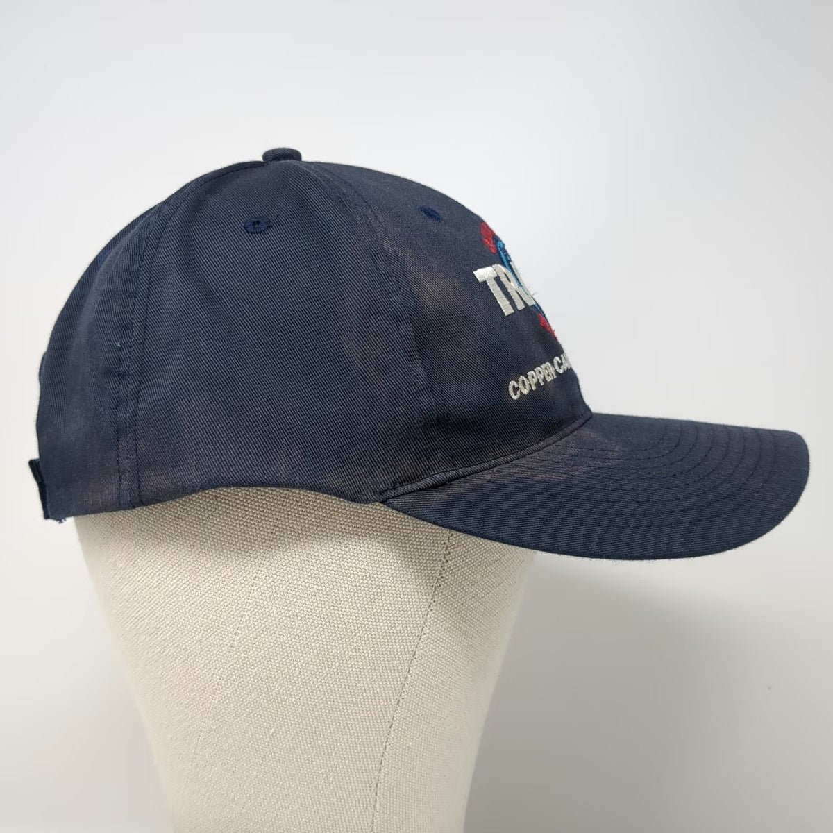 Quality Tracks RV Tours Copper Canyon Piggyback Blue One Size Baseball Cap Hat