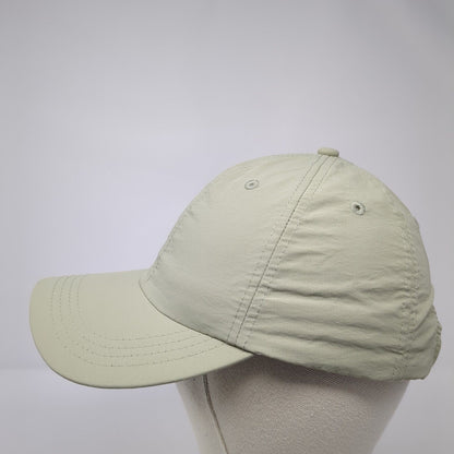 Unbranded Strapback Hat Tan One Size Adjustable Embroidered 6 Panel Blank