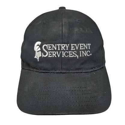 Sentry Event Services Inc Slideback Hat Black One Size Embroidered Big X