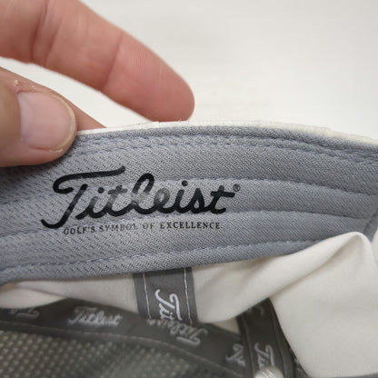 Titleist Baseball Cap Gray One Size Golf Hat Performance Strapback Embroidered